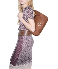 LIUJO GERONA Bolso de mano con correa para el hombro. tabaco - Bolsos Mujer - 5