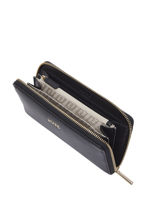 KALISKA Cartera con cremallera NEGRO - Carteras Mujer