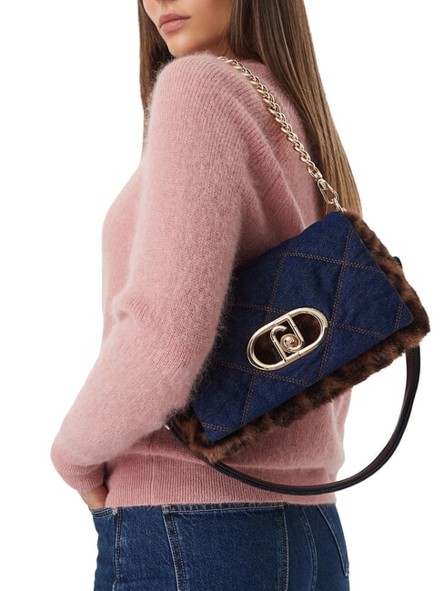 LAPUFFY Bolso de hombro con correa para el hombro. mezclilla azul - Bolsos Mujer