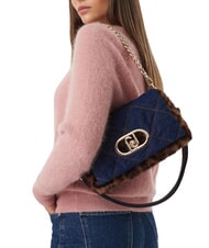 LIUJO LAPUFFY Bolso de hombro con correa para el hombro. mezclilla azul - Bolsos Mujer - 2