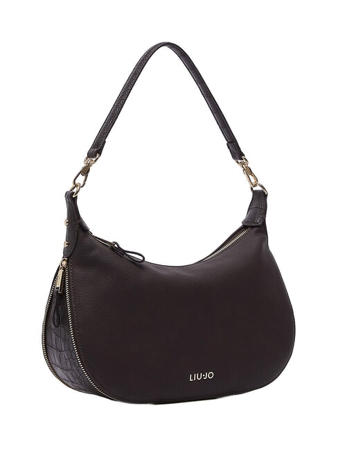 KALISKA Bolso de hombro con correa para el hombro. marr&oacute;n oscuro - Bolsos Mujer