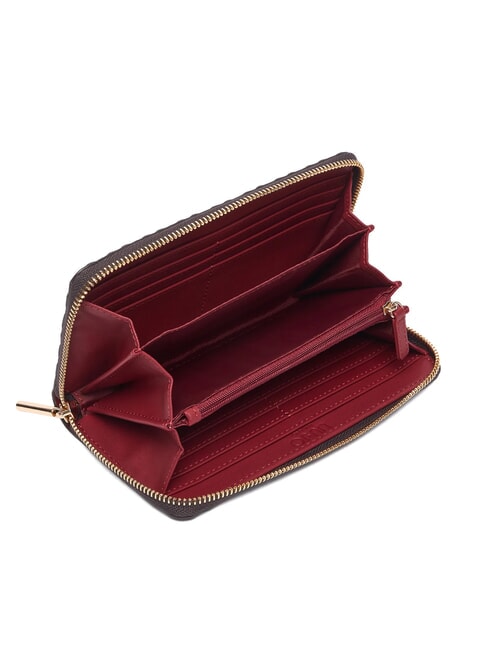 KALISKA Cartera de mujer marr&oacute;n oscuro - Carteras Mujer