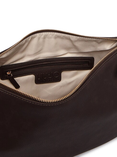 KALISKA Bolso de hombro con correa para el hombro. marr&oacute;n oscuro - Bolsos Mujer