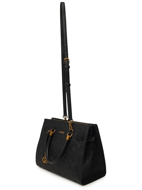 MANHATTAN Bolso de mano con correa para el hombro. NEGRO - Bolsos Mujer