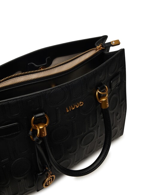 MANHATTAN Bolso de mano con correa para el hombro. NEGRO - Bolsos Mujer
