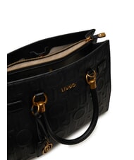 LIUJO MANHATTAN Bolso de mano con correa para el hombro. NEGRO - Bolsos Mujer - 6