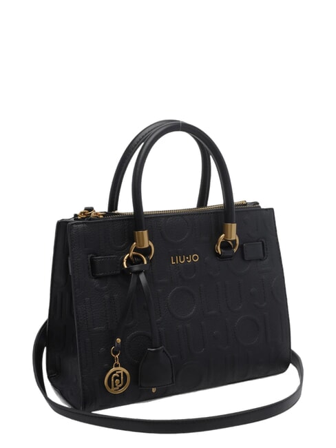 MANHATTAN Bolso de mano con correa de hombro extra&iacute;ble. NEGRO - Bolsos Mujer