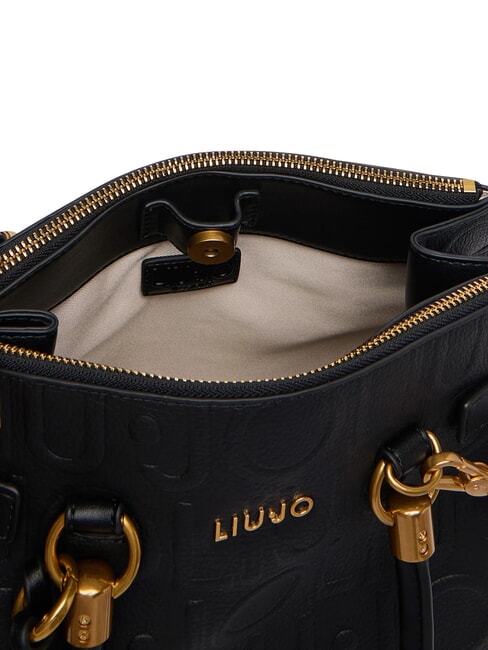 MANHATTAN Bolso de mano con correa de hombro extra&iacute;ble. NEGRO - Bolsos Mujer