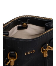 LIUJO MANHATTAN Bolso de mano con correa de hombro extra&iacute;ble. NEGRO - Bolsos Mujer - 4
