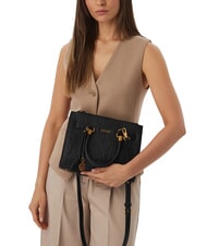 LIUJO MANHATTAN Bolso de mano con correa de hombro extra&iacute;ble. NEGRO - Bolsos Mujer - 5