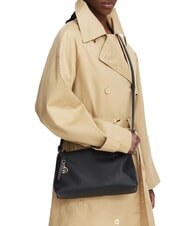 LIUJO FAIZA Bolso de hombro negro/lat&oacute;n dorado - Bolsos Mujer - 2