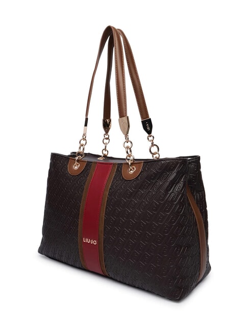 EMATITE Bolso de hombro marr&oacute;n oscuro - Bolsos Mujer