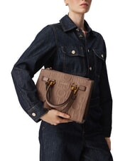 LIUJO MANHATTAN Bolso de mano con correa de hombro extra&iacute;ble. moca - Bolsos Mujer - 2