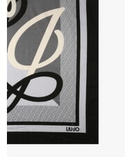 LIUJO LOGO Bufanda de mujer NEGRO - Bufandas - 2