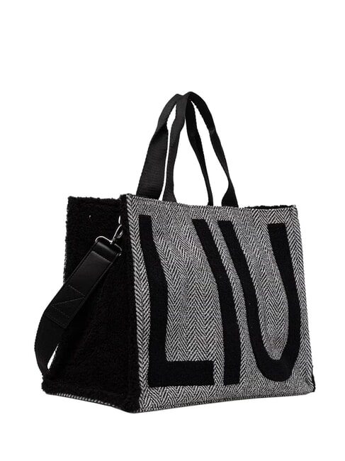 ANIMALIER Bolso de mano con correa para el hombro. NEGRO - Bolsos Mujer