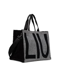 LIUJO ANIMALIER Bolso de mano con correa para el hombro. NEGRO - Bolsos Mujer - 2