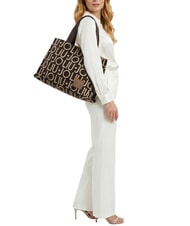 LIUJO ANIMALIER Bolso de mano con correa para el hombro. t.moro - Bolsos Mujer - 2