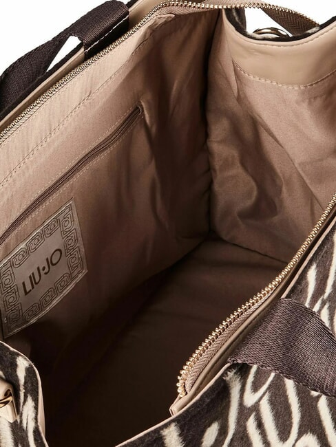 ANIMALIER Bolso de mano con correa para el hombro. t.moro - Bolsos Mujer