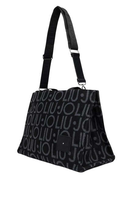 ANIMALIER Bolso de mano con correa para el hombro. NEGRO - Bolsos Mujer