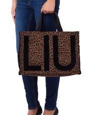 LIUJO ANIMALIER Bolso de mano con correa para el hombro. m&aacute;s animal - Bolsos Mujer - 2