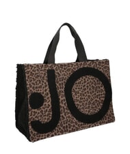 LIUJO ANIMALIER Bolso de mano con correa para el hombro. m&aacute;s animal - Bolsos Mujer - 4