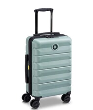 DELSEY AIR ARMOUR Carrito de equipaje de mano extensible verde salvia - Equipaje de mano - 4