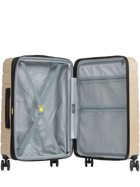 AIR ARMOUR Carro giratorio mediano, extensible marfil - Trolley R&iacute;gidos