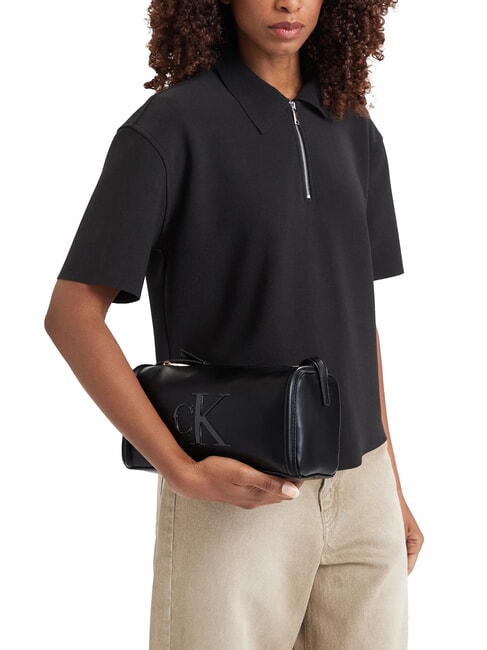 BOLD CK Bolso de mano con correa para el hombro. En negro - Bolsos Mujer
