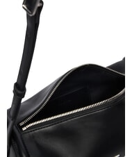 CALVIN KLEIN BOLD CK Bolso de mano con correa para el hombro. blanco y negro - Bolsos Mujer - 4