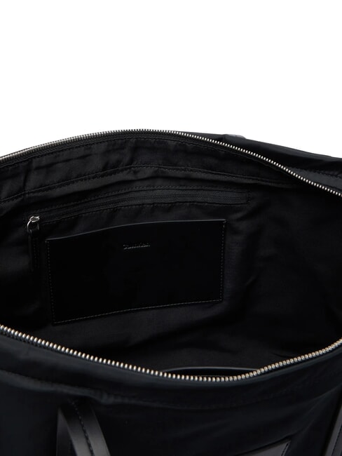 TOTE Bolso de compras de tela reciclada En negro - Bolsos Mujer