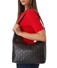 CALVIN KLEIN EMBLEM AOP Bolso de hombro plata deliciosa/antigua - Bolsos Mujer - 2