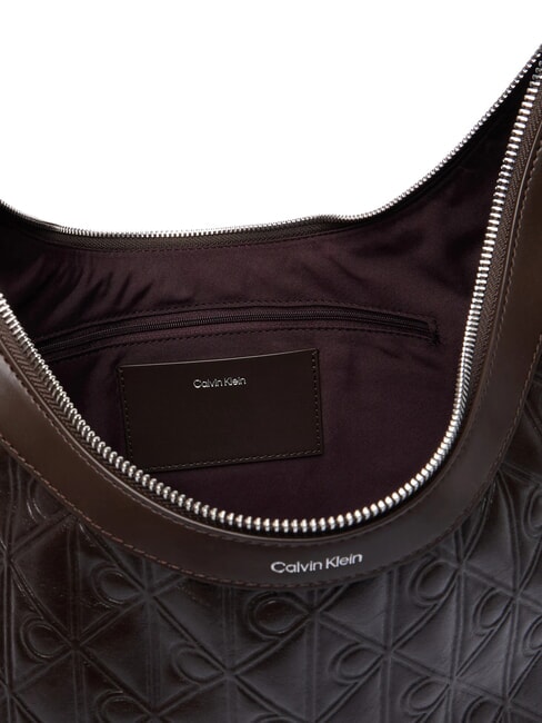 EMBLEM AOP Bolso de hombro plata deliciosa/antigua - Bolsos Mujer