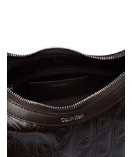CALVIN KLEIN EMBLEM AOP Bolso de hombro / bolso cruzado plata deliciosa/antigua - Bolsos Mujer - 4