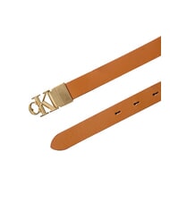 CALVIN KLEIN CK HARDWARE Cintur&oacute;n de cuero reversible aceite de arg&aacute;n/ delicioso antiguo - Cinturones - 2