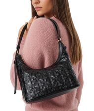 CALVIN KLEIN EMBLEM AOP Bolso de hombro / bolso cruzado En negro - Bolsos Mujer - 2