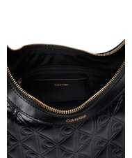 CALVIN KLEIN EMBLEM AOP Bolso de hombro / bolso cruzado En negro - Bolsos Mujer - 4