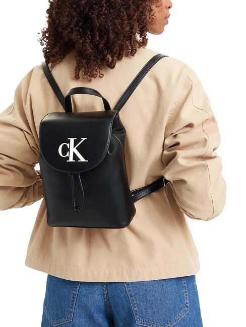 BOLD CK Mini mochila blanco y negro - Bolsos Mujer