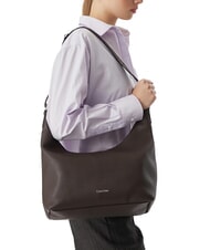 CALVIN KLEIN WEBBING Bolso de hombro plata deliciosa/antigua - Bolsos Mujer - 2