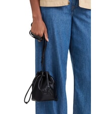 CALVIN KLEIN BOLD CK Mini bolso de hombro tipo cubo En negro - Bolsos Mujer - 2