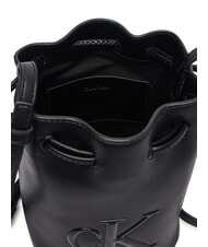 CALVIN KLEIN BOLD CK Mini bolso de hombro tipo cubo En negro - Bolsos Mujer - 5
