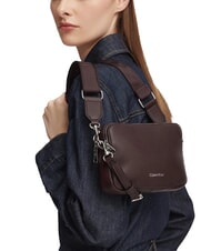 CALVIN KLEIN WEBBING Minibolso de hombro con correa para el hombro. dulce de az&uacute;car - Bolsos Mujer - 2