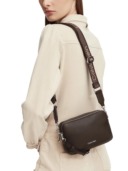 WEBBING Minibolso de hombro con correa para el hombro. plata deliciosa/antigua - Bolsos Mujer