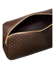 CALVIN KLEIN COATED EMBLEM Mini bolso de hombro delicioso/bellota aop - Bolsos Mujer - 4