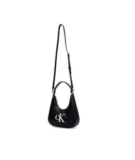 CALVIN KLEIN BOLD CK Bolso de hombro con correa para el hombro. blanco y negro - Bolsos Mujer - 3