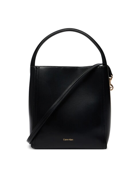 CK CONVERTIBLE Minibolso tipo cubo con correa para el hombro negro - Bolsos Mujer