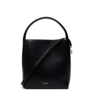 CALVIN KLEIN CK CONVERTIBLE Minibolso tipo cubo con correa para el hombro negro - Bolsos Mujer - 3