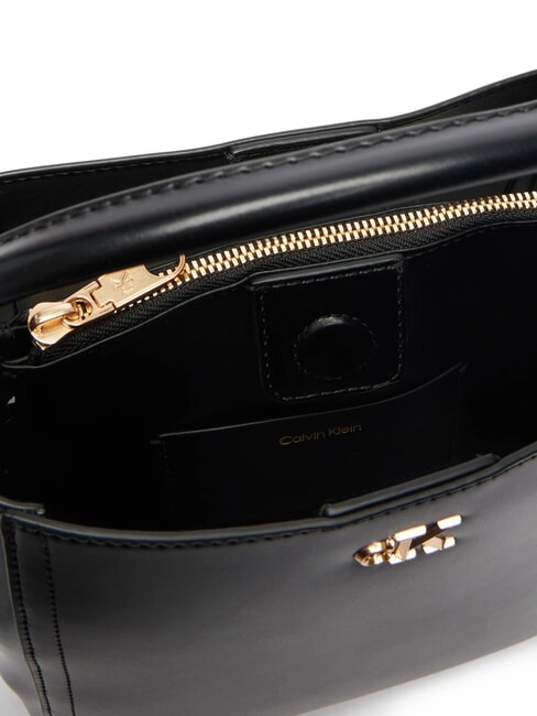 CK CONVERTIBLE Minibolso tipo cubo con correa para el hombro negro - Bolsos Mujer