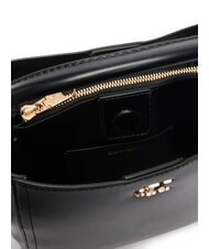 CALVIN KLEIN CK CONVERTIBLE Minibolso tipo cubo con correa para el hombro negro - Bolsos Mujer - 4