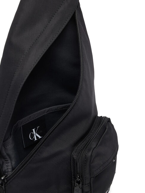BOLD Bolsa de tela reciclada En negro - Bandoleras Hombre