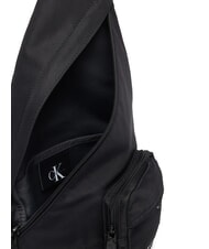 CALVIN KLEIN BOLD Bolsa de tela reciclada En negro - Bandoleras Hombre - 4